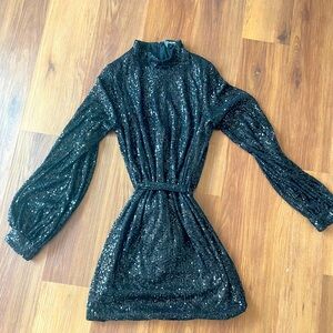 NWT Black Aakaa Mini Dress